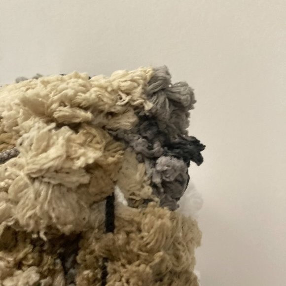 Red Heart Pomp A Doodle Jumbo Yarn Granite Pom Pom Brown Black White - Picture 4 of 13